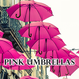 Pink Umbrellas Theme