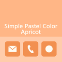 Simple Pastel Color (Apricot)