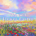 Sky and Flower Garden