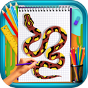 Learn to Draw Snakes