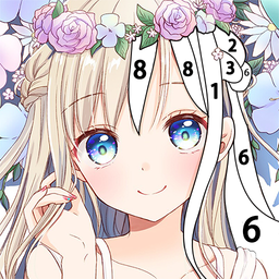 kawaii Anime & Manga - Color by Number
