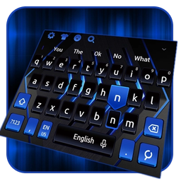 Black Blue Keyboard