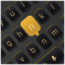 Simple Black Yellow Keyboard