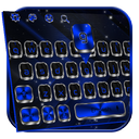 Blue Metal Keyboard