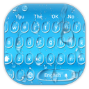 Blue Water Drop Keyboard