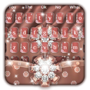 Chocolate Silk Luxury Diamond Keyboard Theme