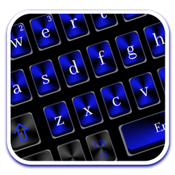 Classic Black Blue Keyboard