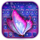 Colorful Starry Butterfly Keyboard