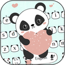 Cute Panda Anime Keyboard