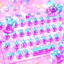 Diamond Heart Keyboard Theme