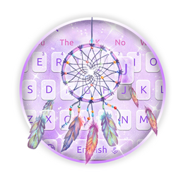 Purple Dreamcatcher Keyboard