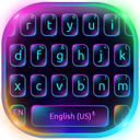 Fluorescent Neon Keyboard Theme