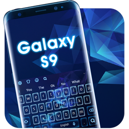 Blue Keyboard for Galaxy S9