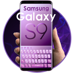 Purple Keyboard for Galaxy S9