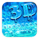 3D Glass Water Keyboard
