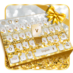 Gold diamond keyboard