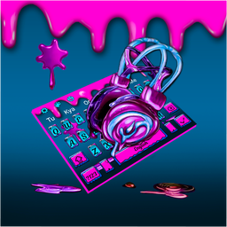 Graffiti Headphone Music Keyboard