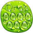 Green Water Drop Keyboard