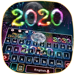 2020 Happy New Year Keyboard Theme