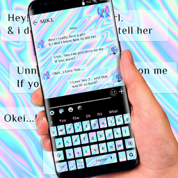 Holographic Keyboard Theme