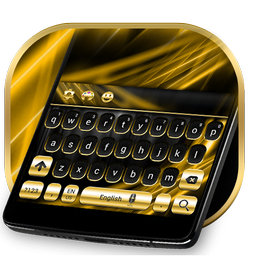 Gold and Black Luxury Keyboard