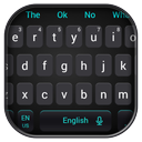 Simple Cool Black Keyboard Theme