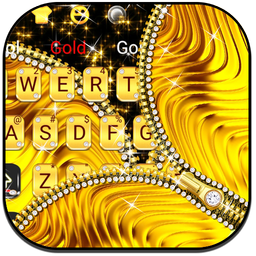 Golden Zipper Keyboard Theme