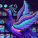 Purple Phoenix Keyboard Theme