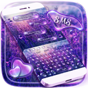 SMS Shimmer Lavender Keyboard