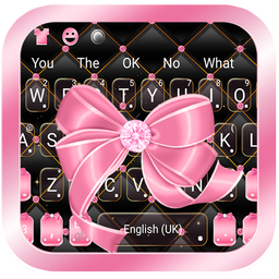 Luxury Pink Bow Keyboard