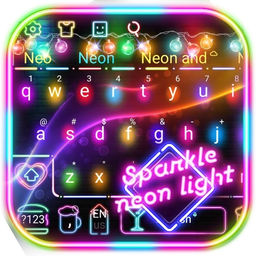 Sparkle Neon LED Light Keyboard