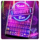 Neon Night Bar keyboard
