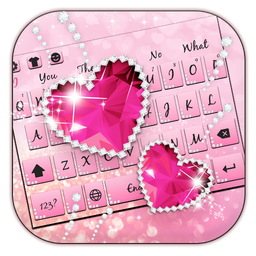 Pink Diamond Love Keyboard