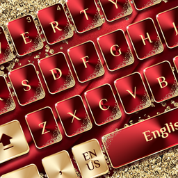 Red Gold Luxury Keyboard