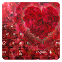 Red Rose Heart Keyboard