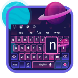 Space Galaxy Keyboard Theme