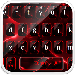 Stylish Black Red Keyboard
