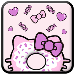 Cute Kitty Donut Theme