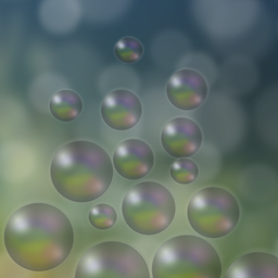Bubbles live wallpaper