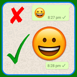 Large Emoji Sender - Big emoji app for whats-app