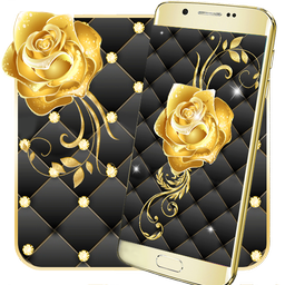 Gold Rose Live Wallpaper