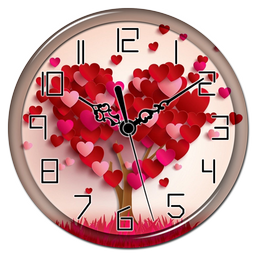 Love Clock Live Wallpaper