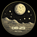 Lunar Moon Phase Watch Faces