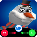 Video call chat snowman prank