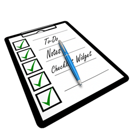 To Do Notes: Checklist Widget