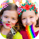Crazy Rainbow Selfie Lense Camera Girl Makeup Cam