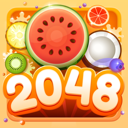 Chain Fruit 2048 Puzzle Game