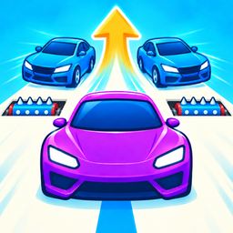 Merge Car Run - Evolution Race