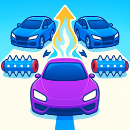 Merge Car Run - Evolution Race