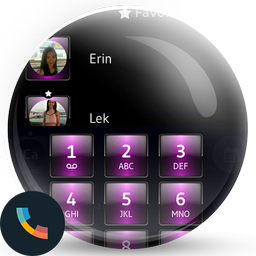 Theme Dialer Dusk Pink